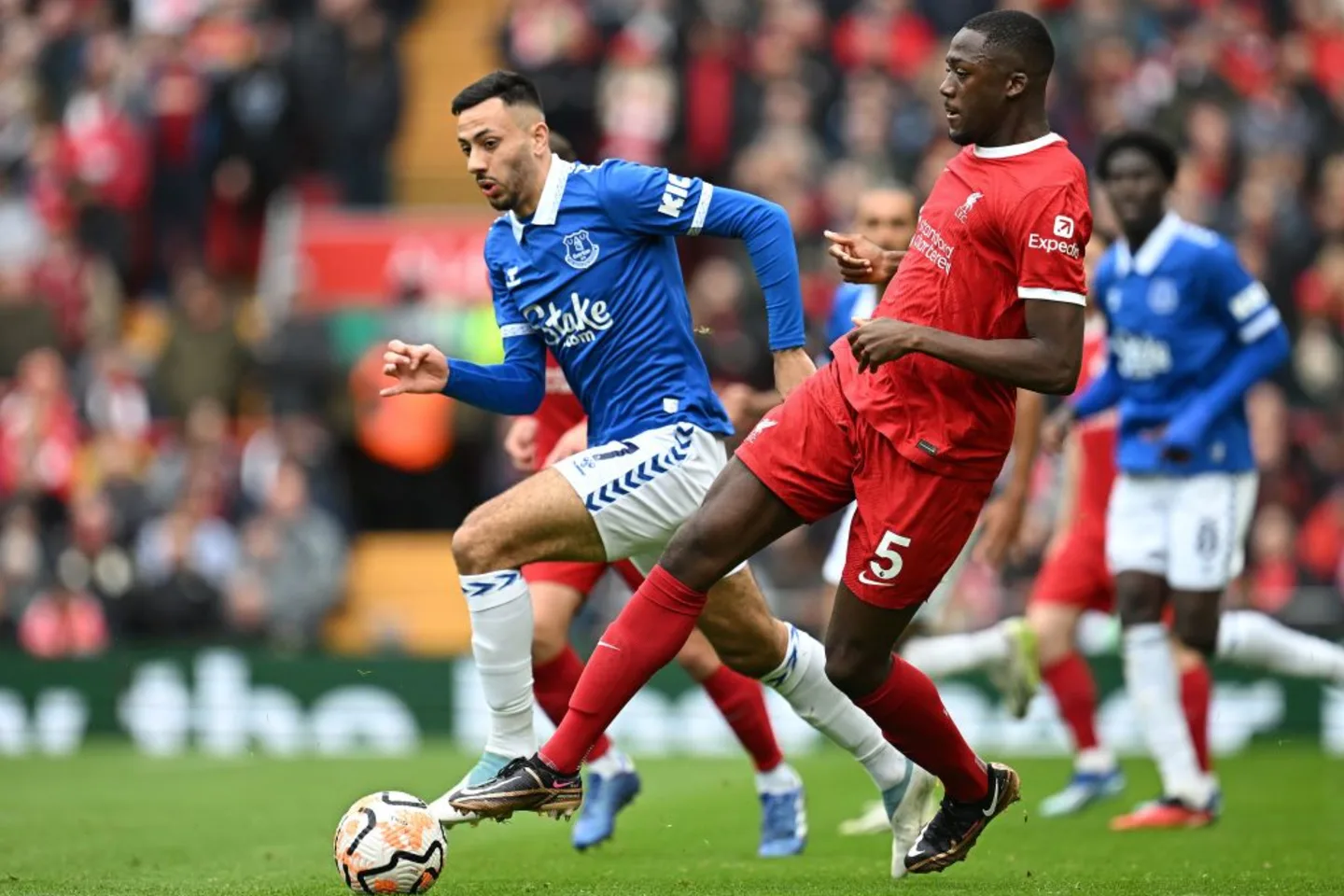 Klopp Admits Konate Was Fortunate To Avoid Red Card In Merseyside Derby