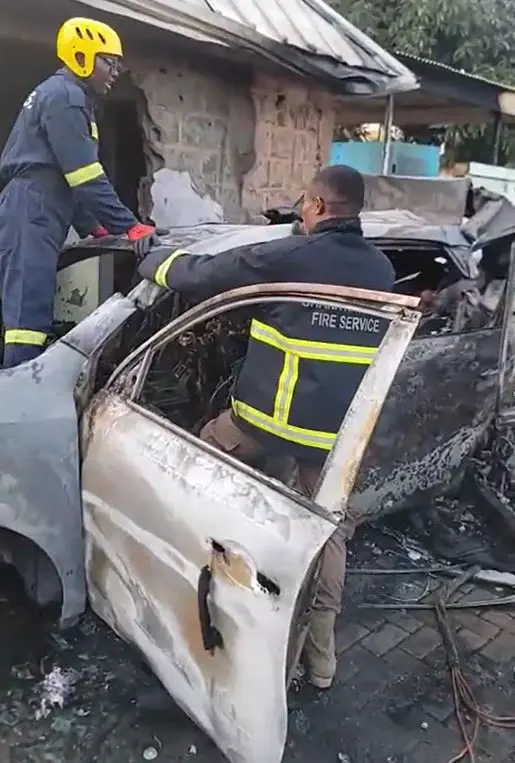 Four killed in fiery car crash at East Legon