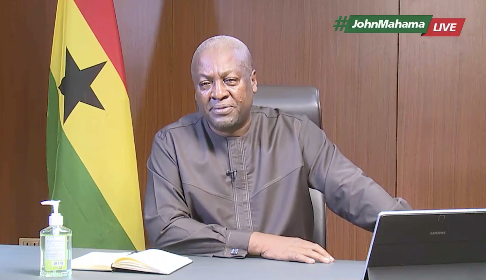 Mahama clears air on running mate