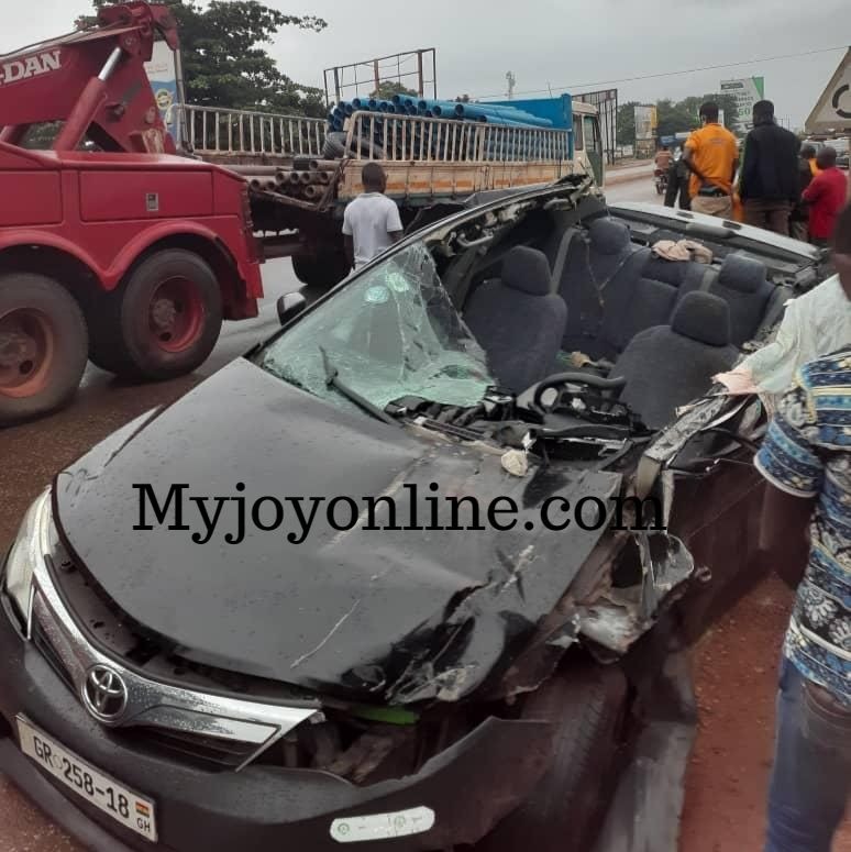 Newmont Gold worker dies after his car rammed into a truck - MyJoyOnline