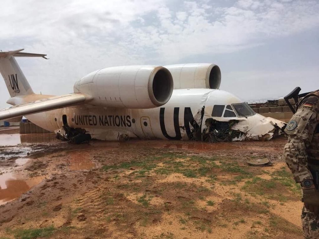 UN Plane Hard Landing Injures 11 In Mali - MyJoyOnline.com