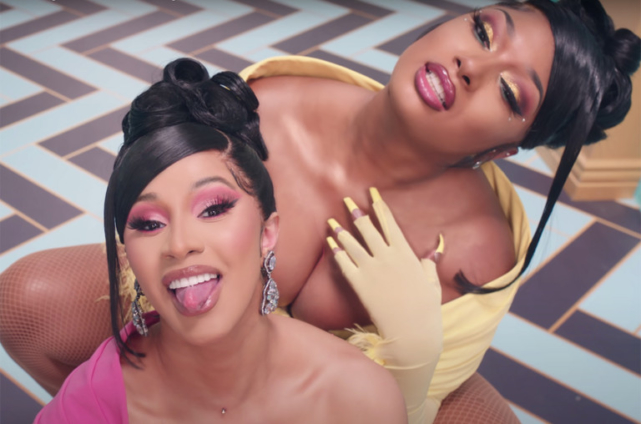 Cardi B And Megan Thee Stallions WAP Becomes Firstever No 1 Female