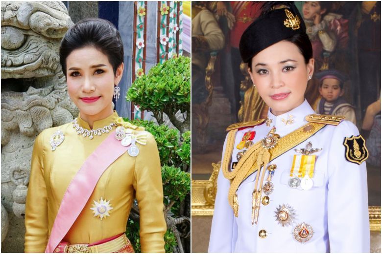 thai-king-reinstates-his-royal-consort-after-declaring-her-untainted