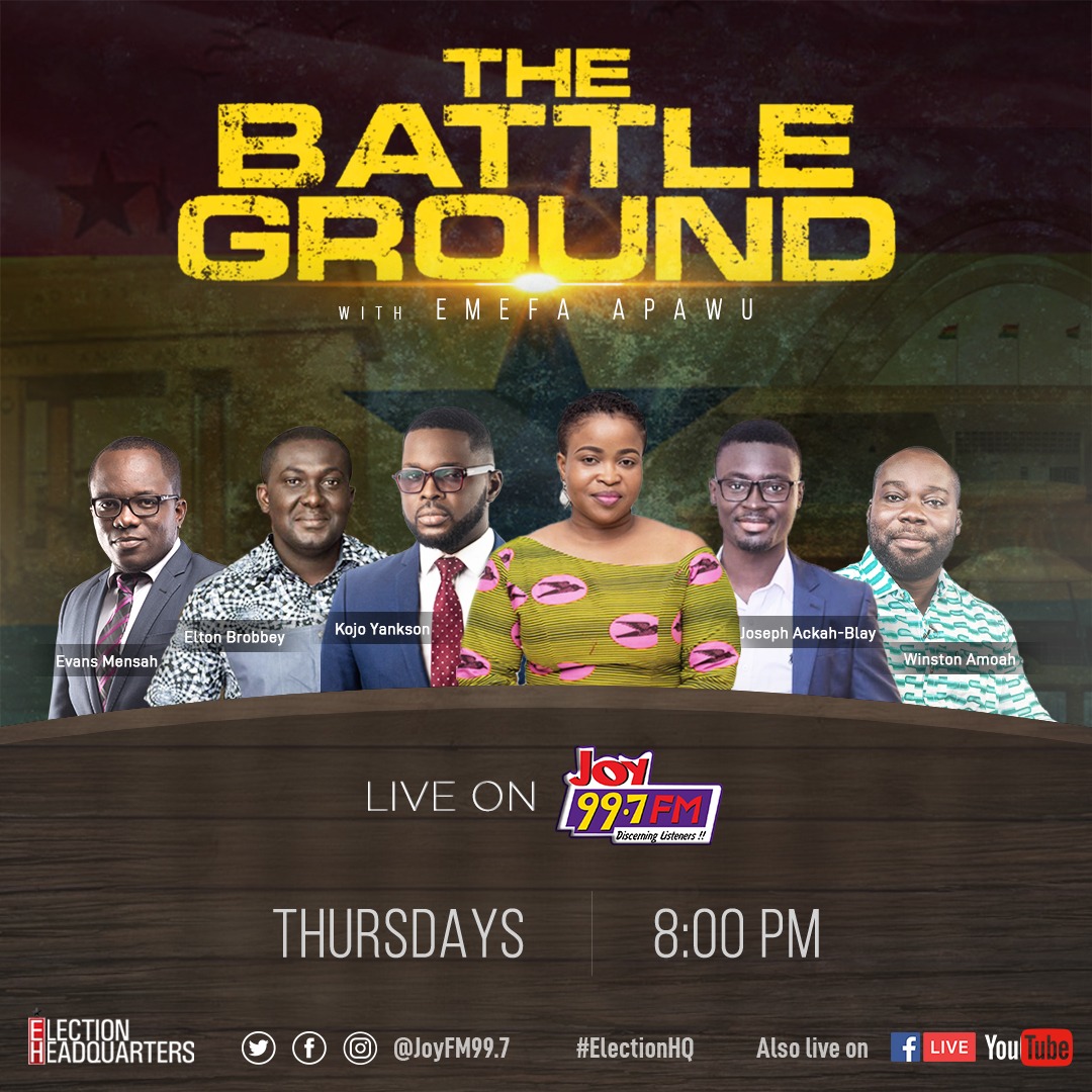 Coming up Joy FM's 'Battle Ground' premieres at 8 pm