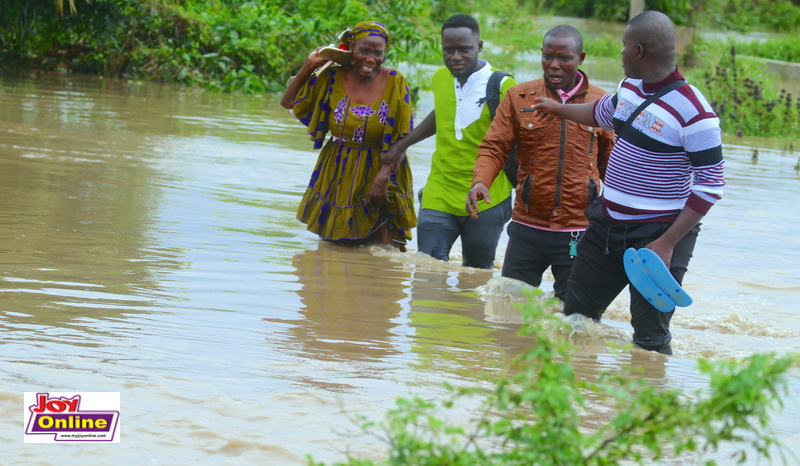 Hours of downpour cut off 3 communities in Ga South - MyJoyOnline.com