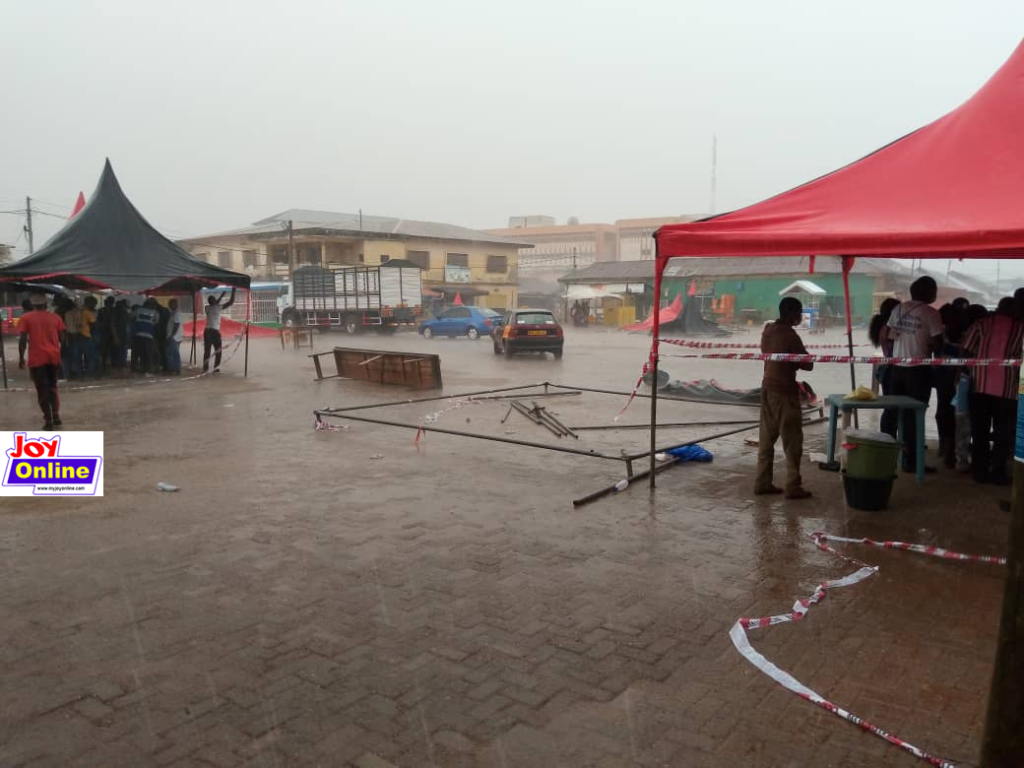 Rains at Sunyani East constituency