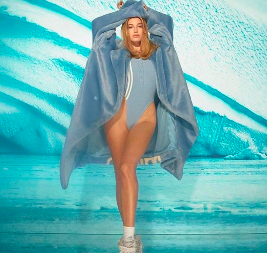 Hailey Bieber models for Beyonce's Ivy Park collection dubbed Icy Park -  MyJoyOnline