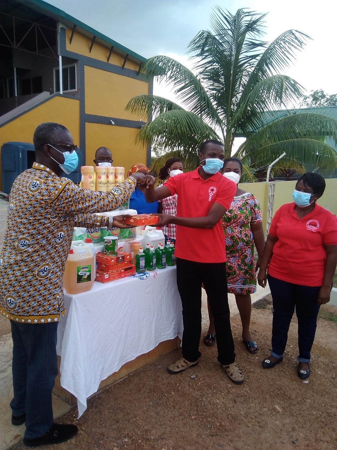 Volta GTA presents cocoa products to frontline health workers - MyJoyOnline