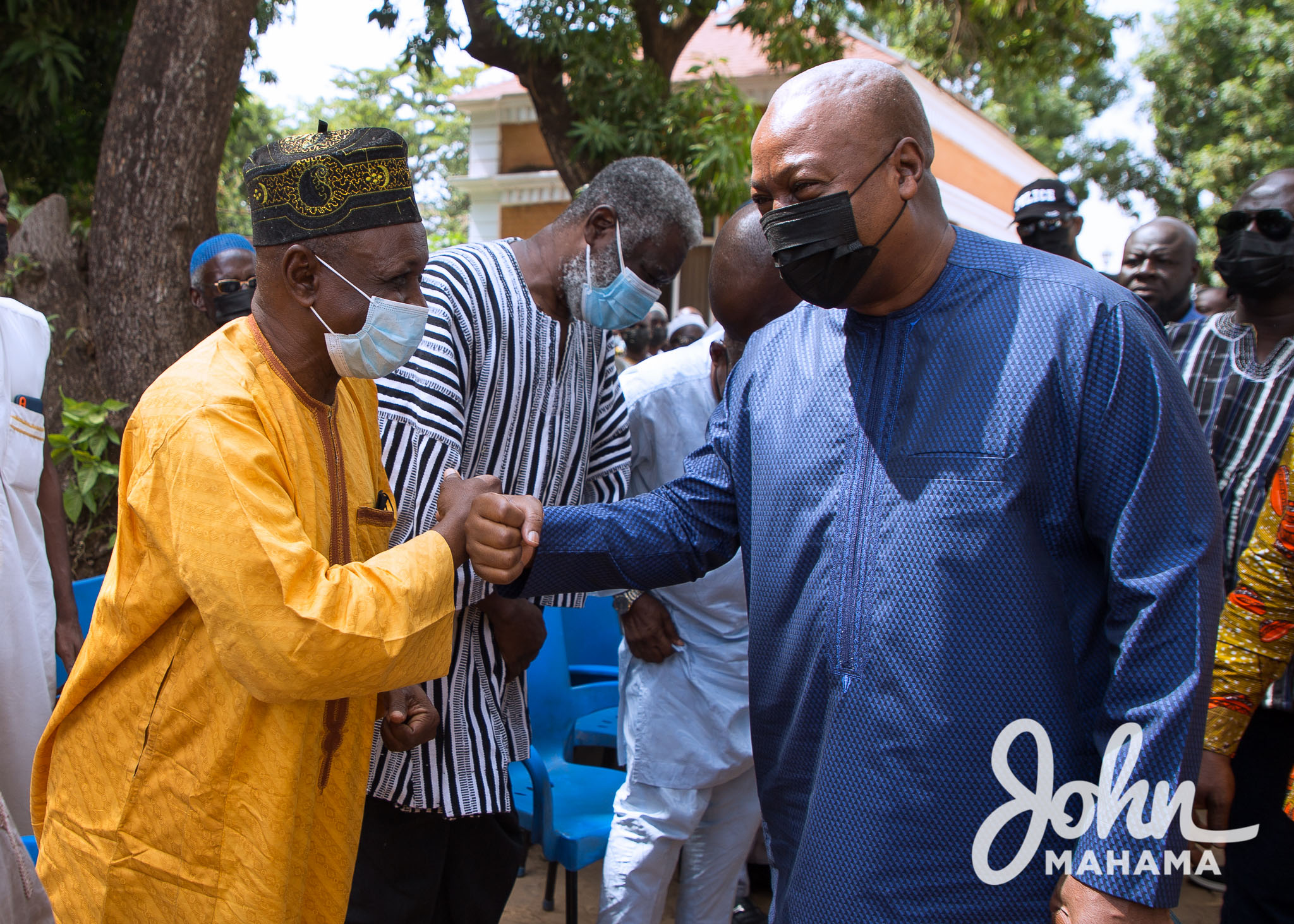 Photos Mahama And Wife Attend Adu A For Late Dr Sulley Gariba Myjoyonline Com