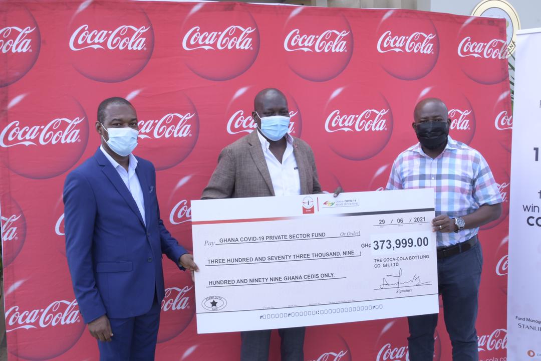 CocaCola Ghana makes third donation to Covid19 Private Sector Fund