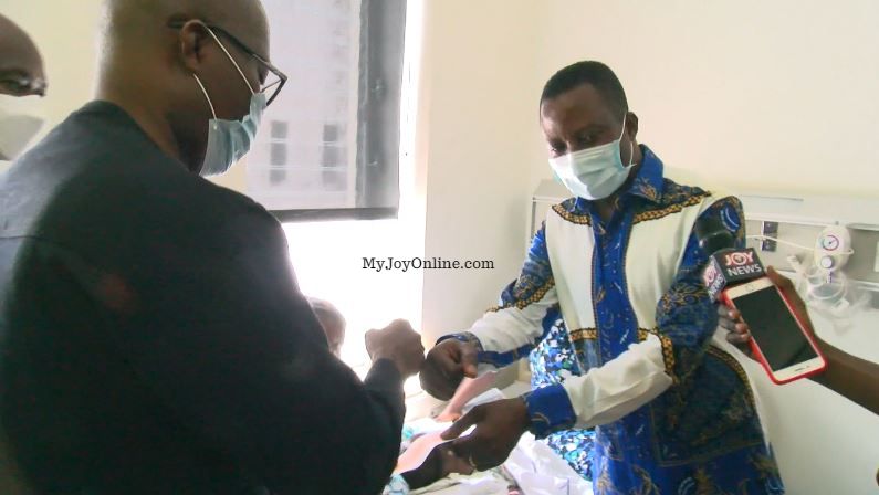 Amasaman MP donates towards surgery for Siamese twins, announces educational scholarship