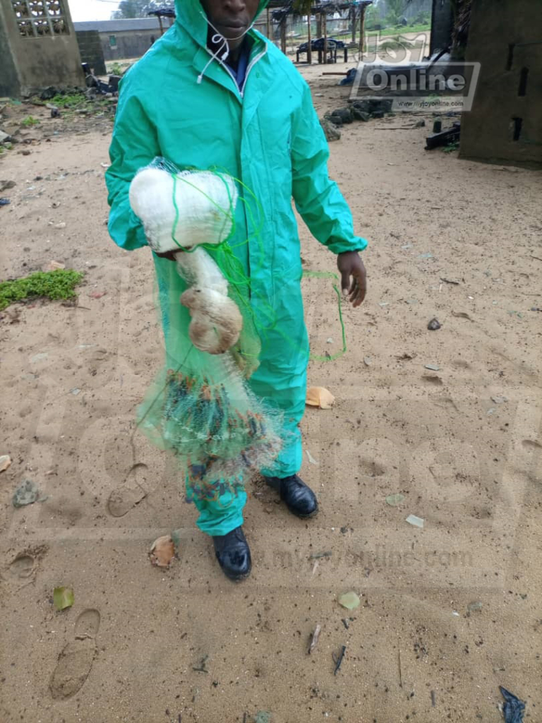 1 person arrested, fishing nets seized at Atuabo for flouting closed season directives