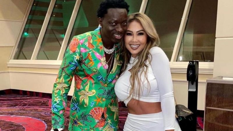 Hollywood comedian, Micheal Blackson travels with fiancée to Ghana to seek parent approval