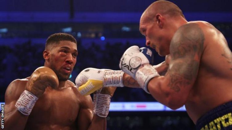 Anthony Joshua v Robert Helenius: Briton wins with one-punch knockout in  round seven - BBC Sport