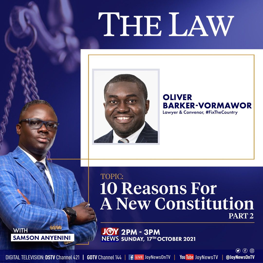 Playback The Law discusses constitutional reforms with Barker