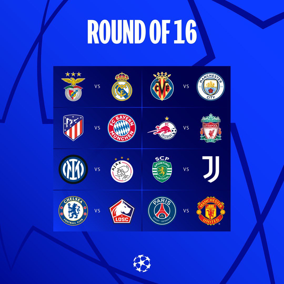 UCL Round of 16 Draw Draw to be redone after errors