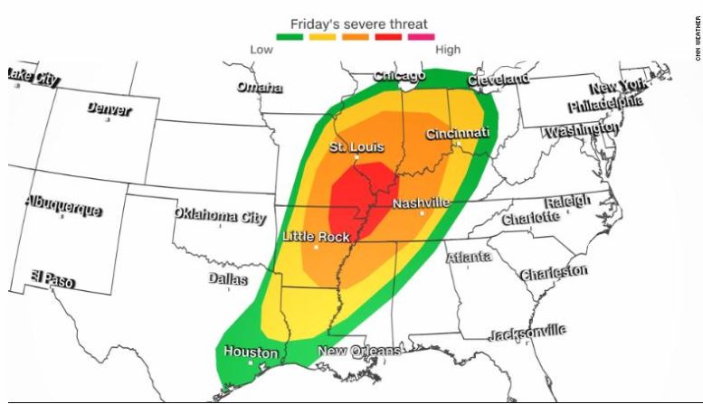 Powerful storm rolls across central US, unleashing at least 14 ...