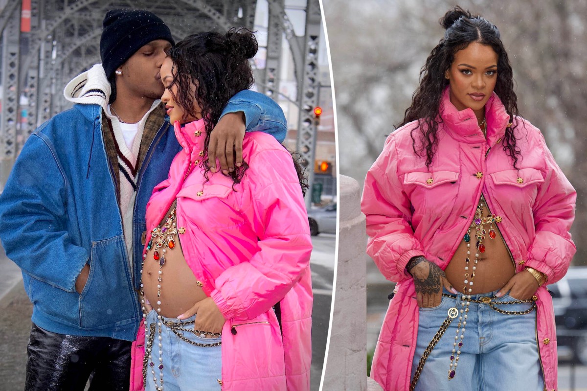 Rihanna is pregnant, debuts baby bump on stroll with boyfriend AAP