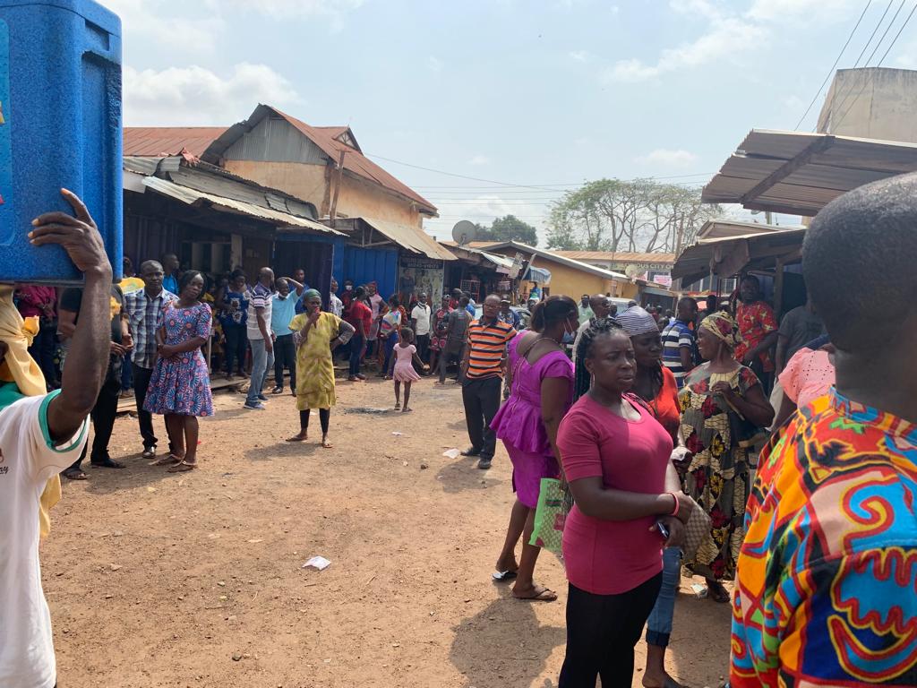 NPP polling station aspirants chase constituency chairman for nomination forms