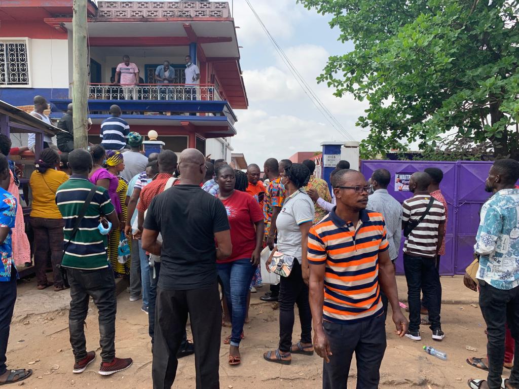 NPP polling station aspirants chase constituency chairman for nomination forms