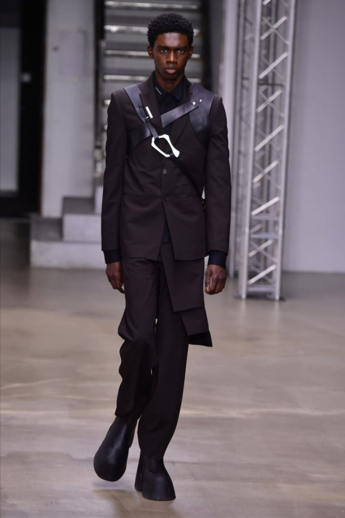 Model Ottawa Kwami takes part in several shows during Fashion Week in ...