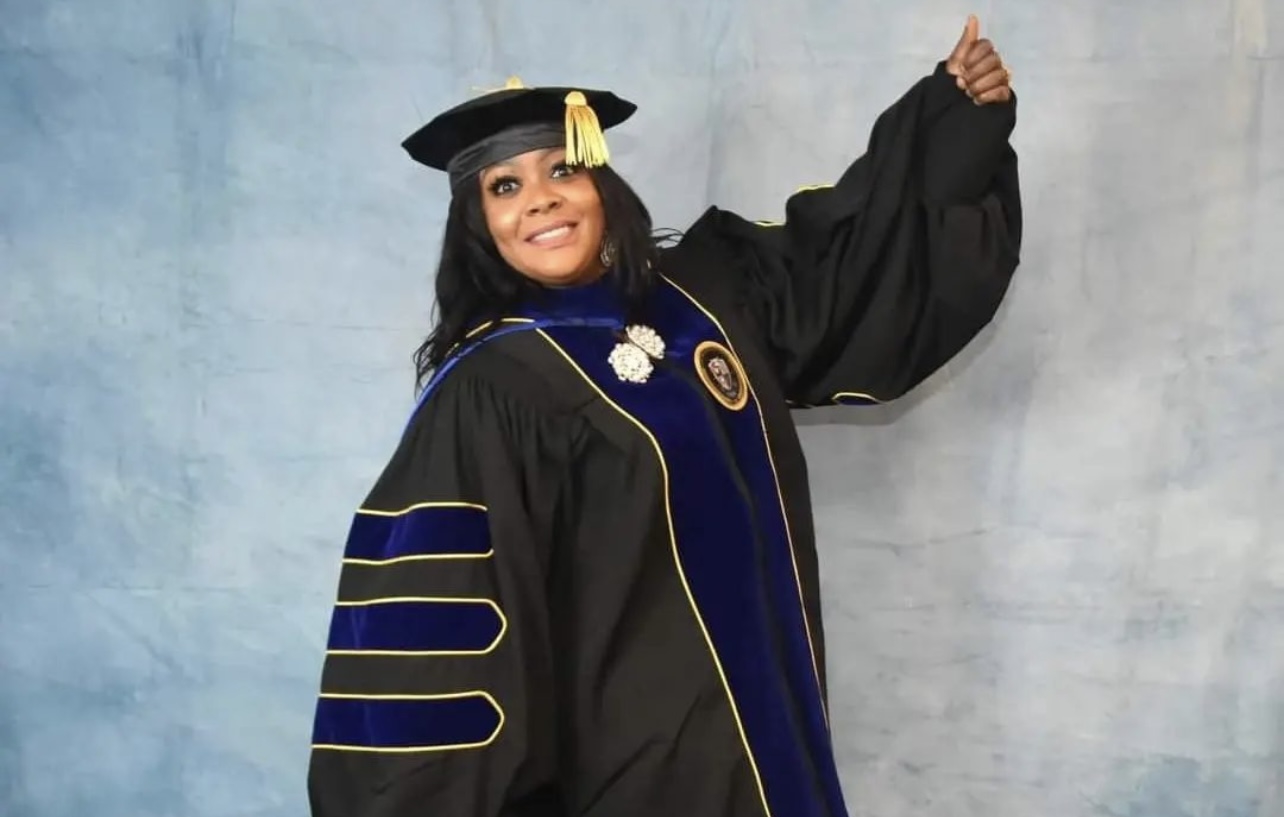 Nigerian comedienne appointed Professor at a US varsity