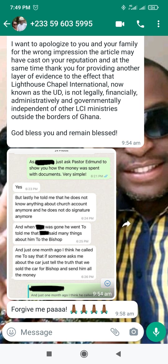 LCI car sale saga: Larry Odonkor apologises to Lighthouse pastor in ...