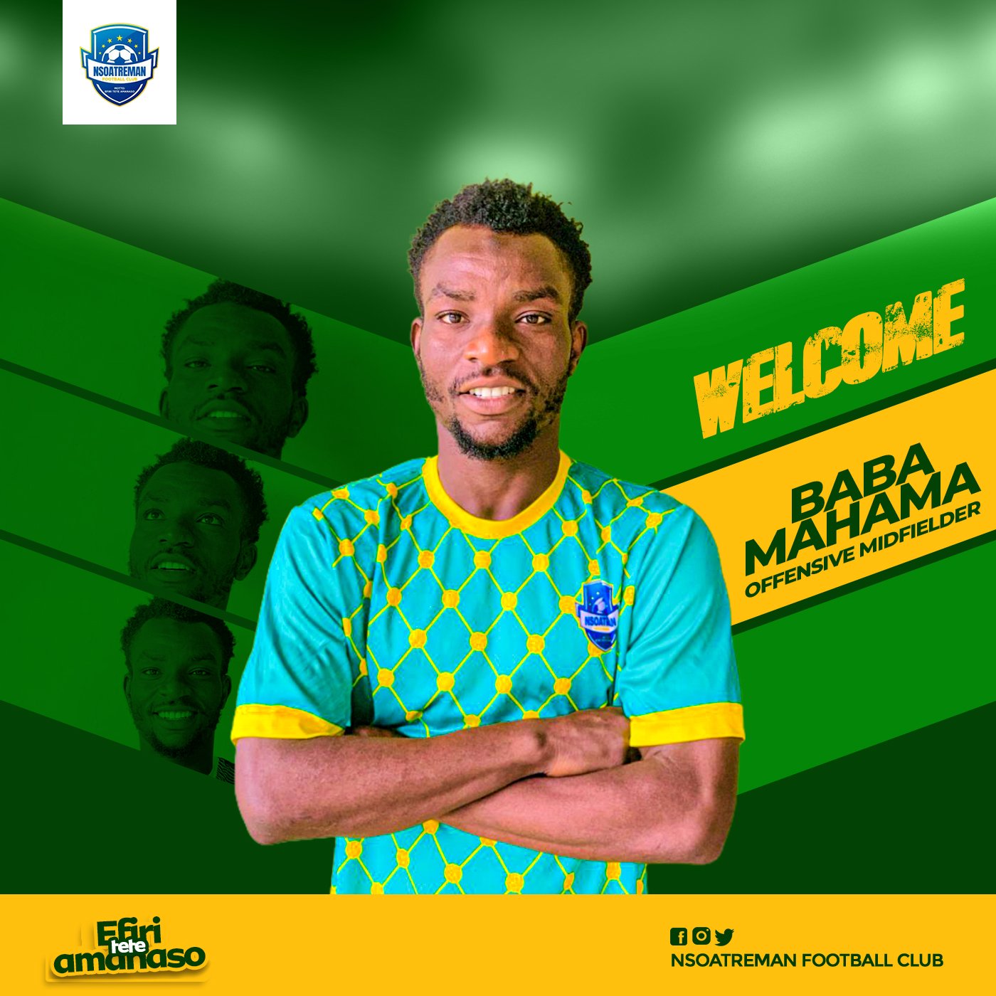 GPL: Nsoatreman FC Unveil Baba Mahama And BurkinabeTraore Kafonon ...