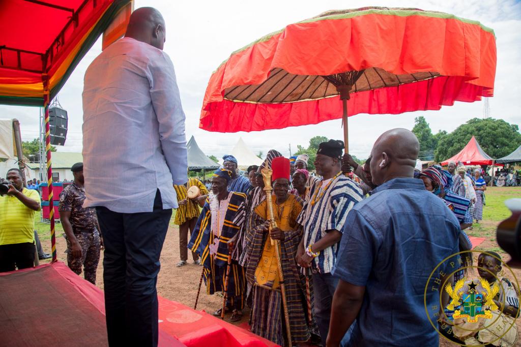 Akufo-Addo enskinned Chief of Truth at Daffiama-Bussie-Issa