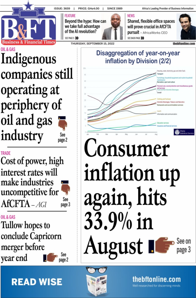 Today's front pages: Thursday, September 15, 2022