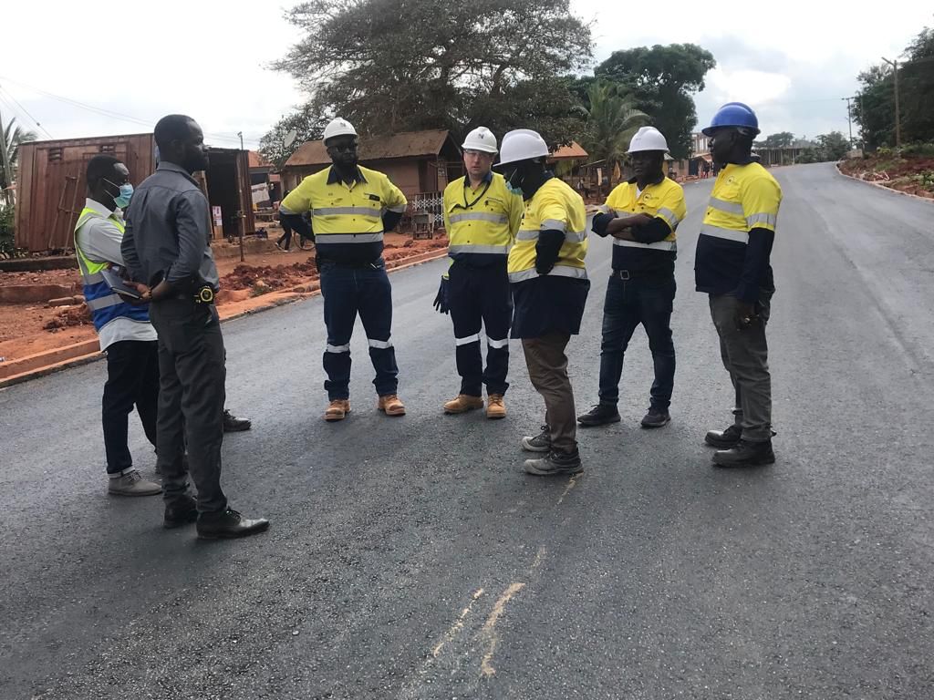 1.5km of Hwidiem-Kenyasi road asphalted as contractors accelerate works to complete project