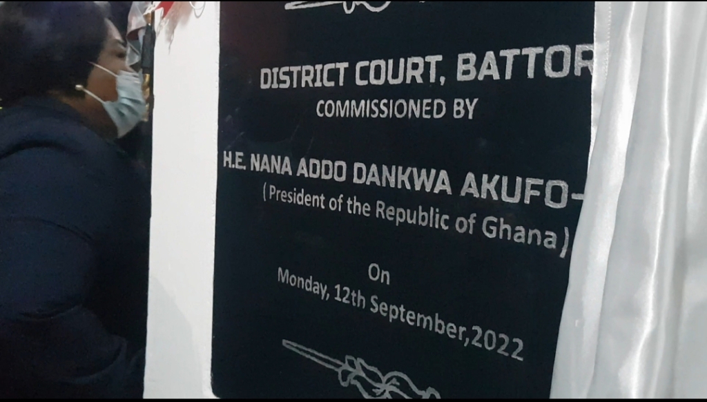 Akufo-Addo commissions North Tongu District Court  