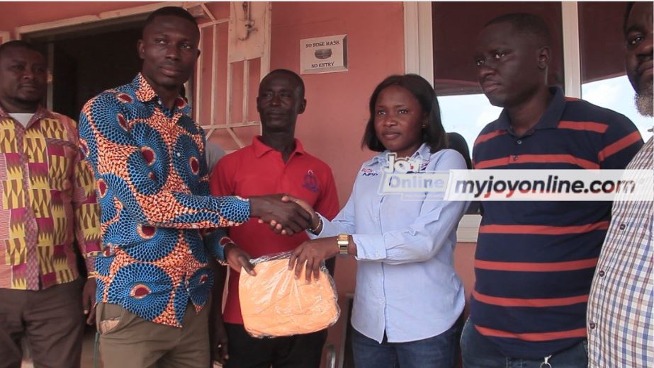 Pupils in Amansie South schools benefit from 420 uniforms donated by NPP women's organizer