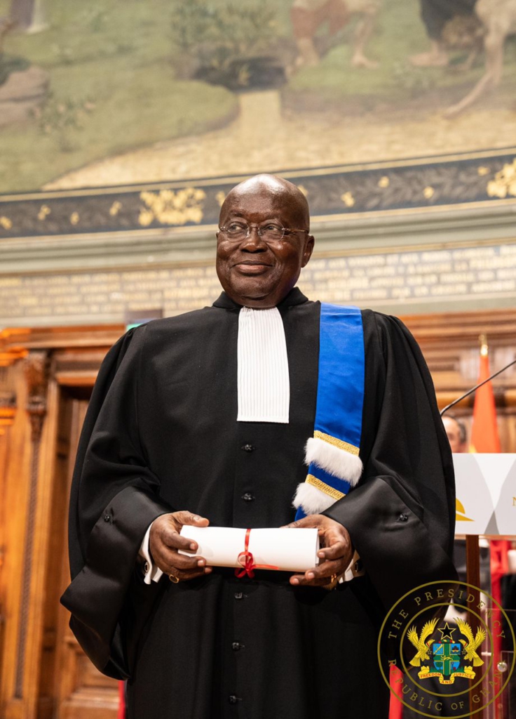 Akufo-Addo receives Honorary Doctorate Degree from Sorbonne University
