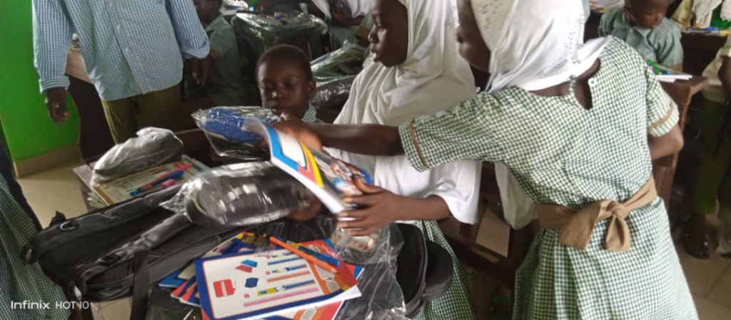 Baitulmaal USA sponsors 200 students back-to school in Savannah, Bono East Regions