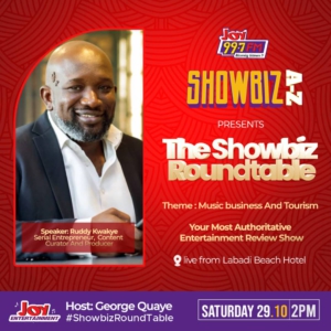 Ruddy Kwakye, Panji Anoff, Trigmatic named speakers for Showbiz Roundtable