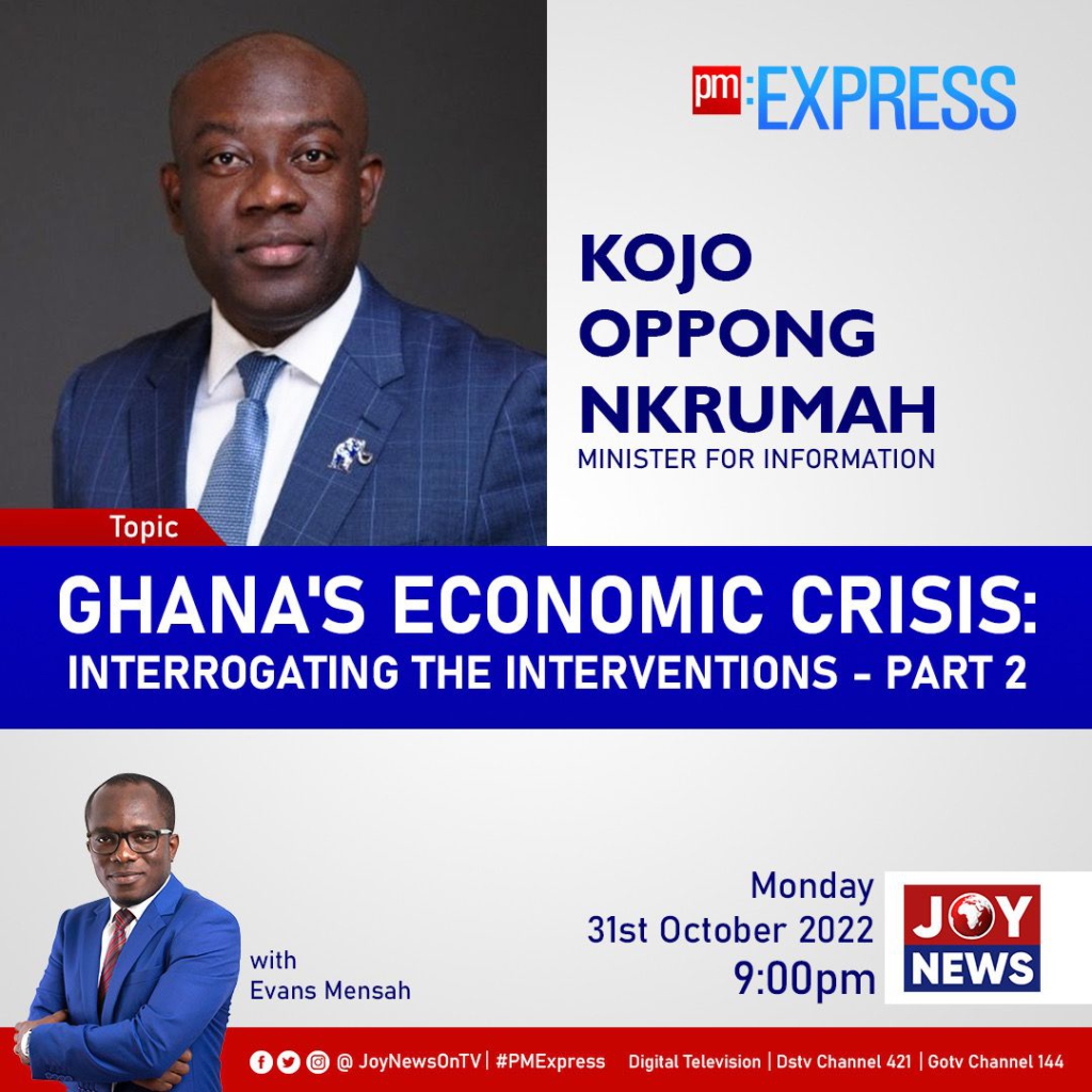 Livestream: PM Express discusses Akufo-Addo's interventions to salvage the economy