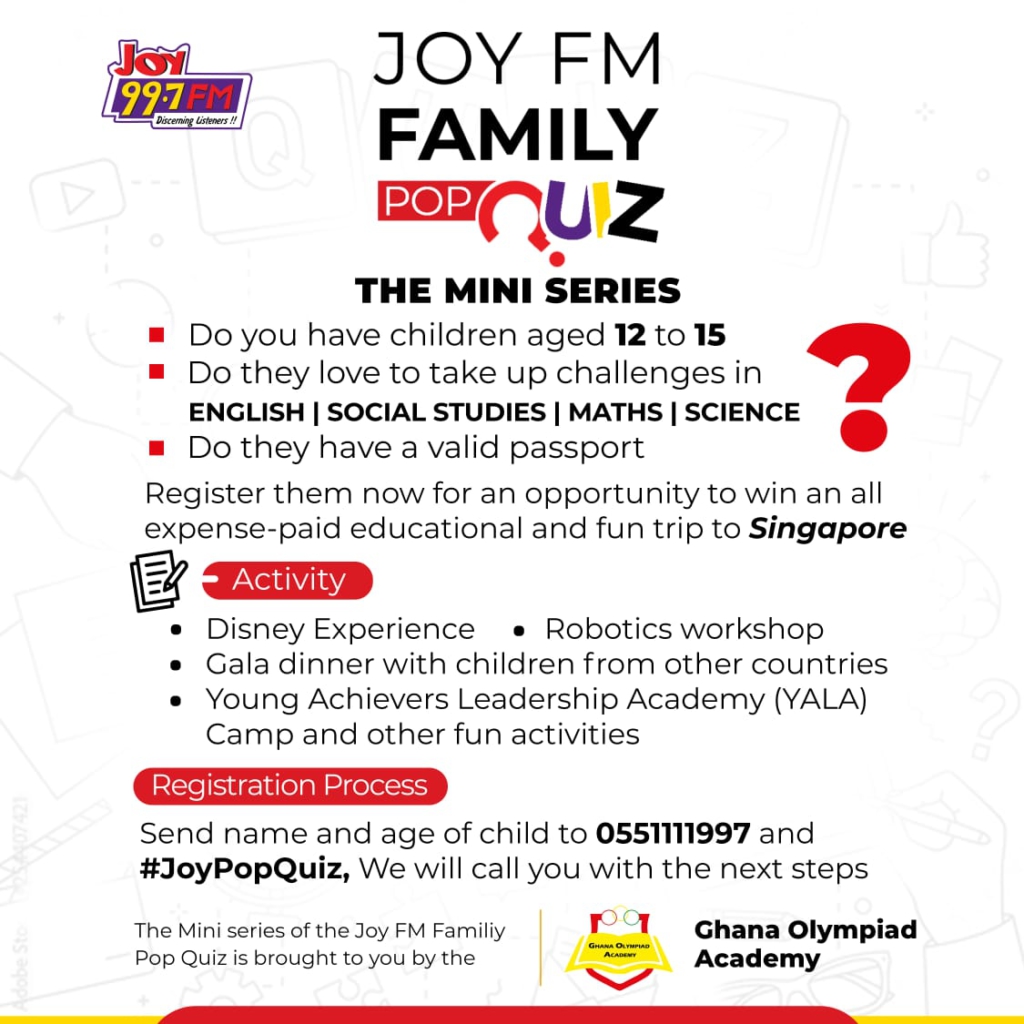 Joy FM Family Pop Quiz returns with mini-series