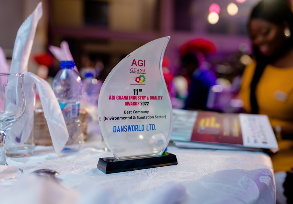 Dansworld Services adjudged best Environment and Sanitation company at 2022 AGI awards