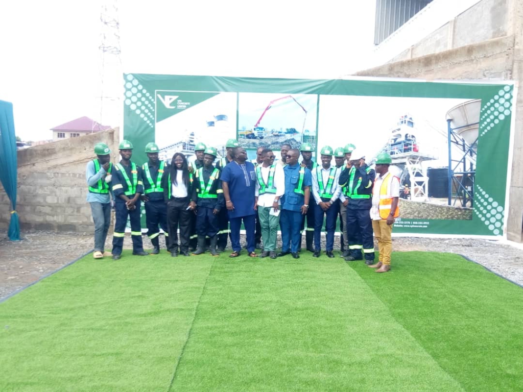 New concrete batching plant commissioned in Accra