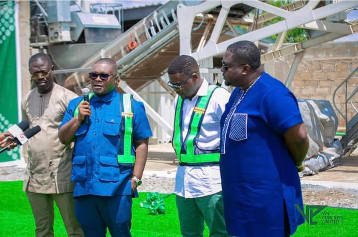 New concrete batching plant commissioned in Accra