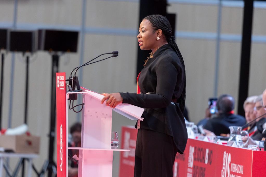 Benedicta Lasi becomes 1st African, 1st woman and youngest Secretary General-elect of Socialist International