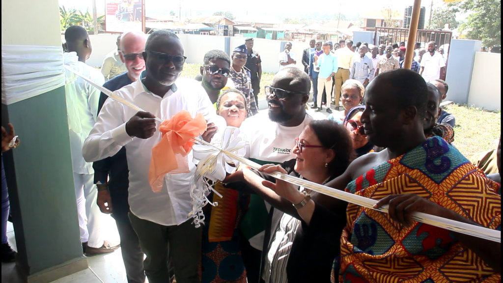 Dormaa West MP, Helping Africa Foundation provide modern ICT center at Nkrankwanta