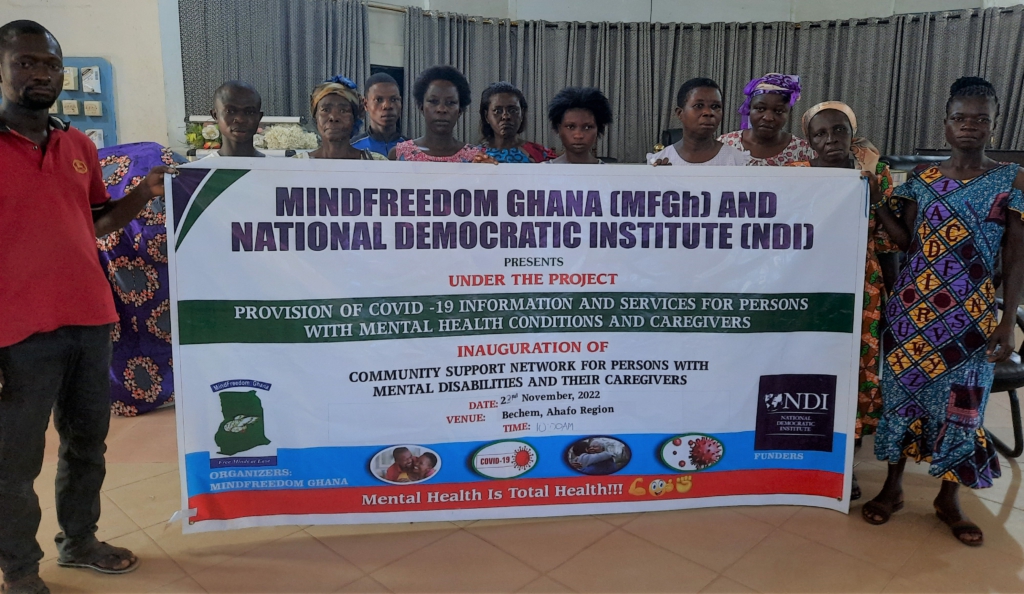 Lack of support affecting mental health conditions – MindFreedom Ghana