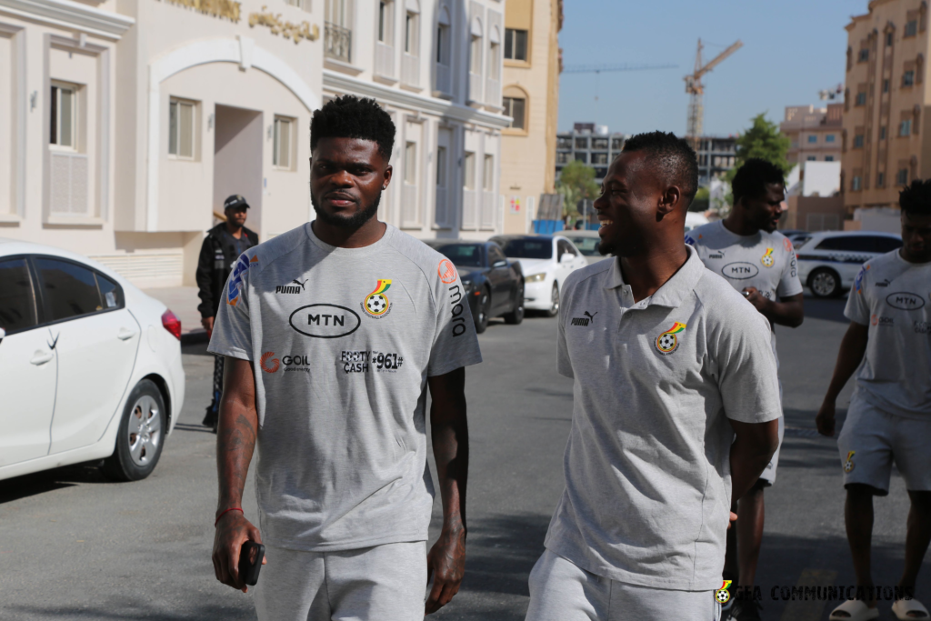 Photos: Black Stars players storm Doha streets ahead of Portugal opener