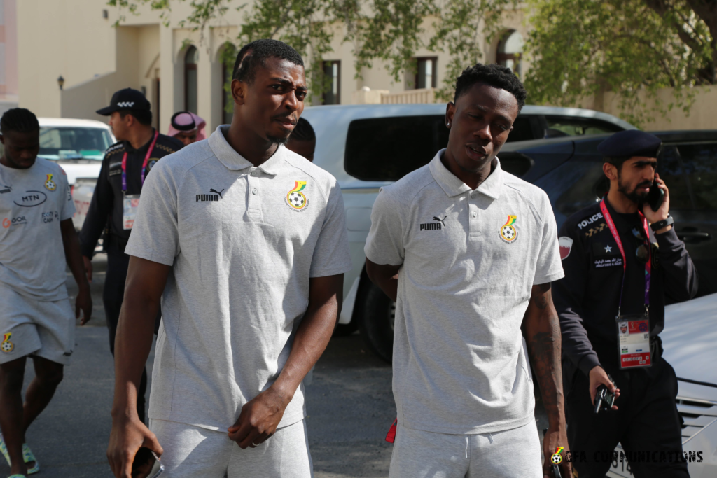 Photos: Black Stars players storm Doha streets ahead of Portugal opener