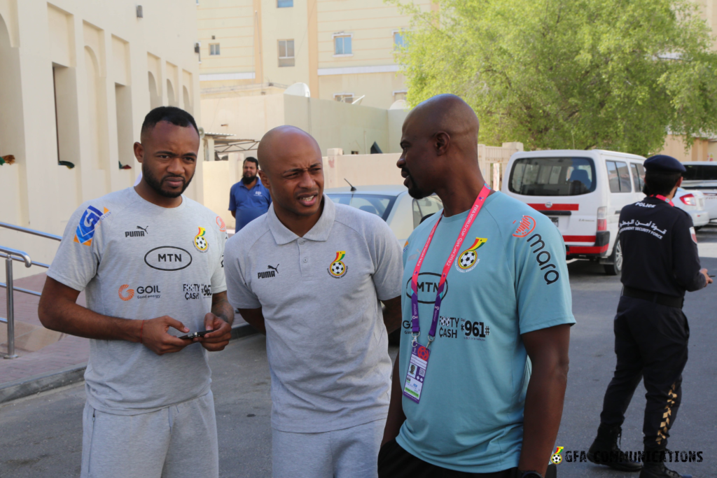 Photos: Black Stars players storm Doha streets ahead of Portugal opener