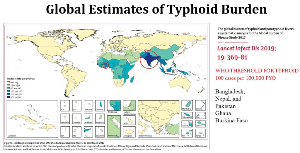 Conjugate vaccine in lessening typhoid burden in Ghana