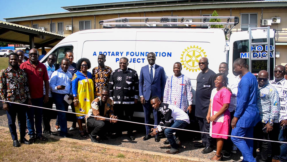 Rotary Club donates medical mobile van to Ho Teaching Hospital