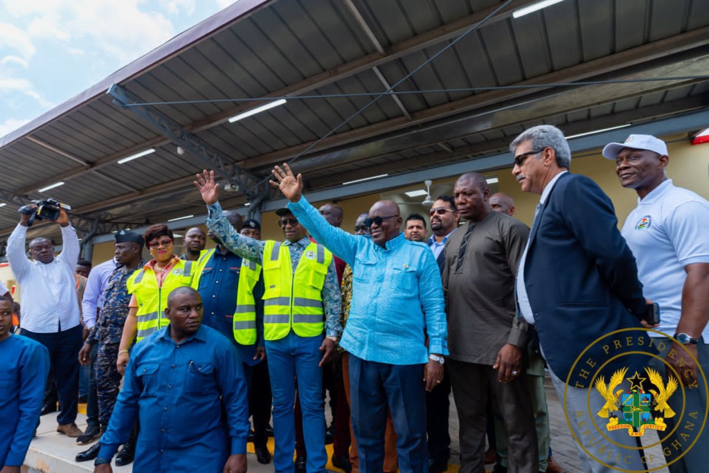 Akufo-Addo commissions Afienya Road Over Bridge on Tema-Mpakadan Railway line